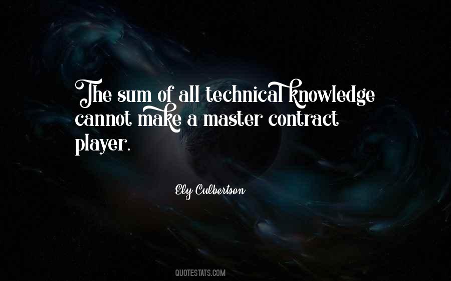 Ely Culbertson Quotes #1218555