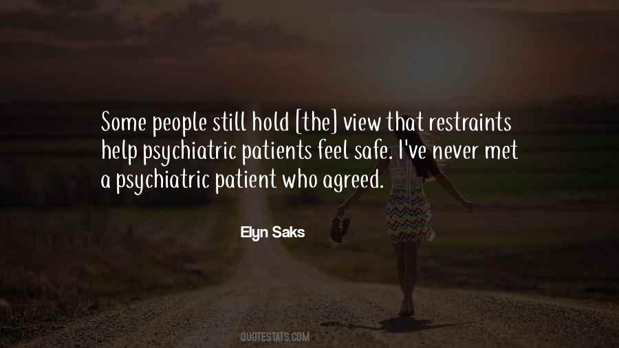 Elyn Saks Quotes #918873