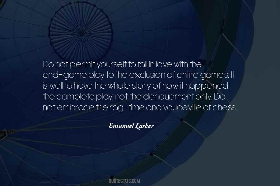 Emanuel Lasker Quotes #416079
