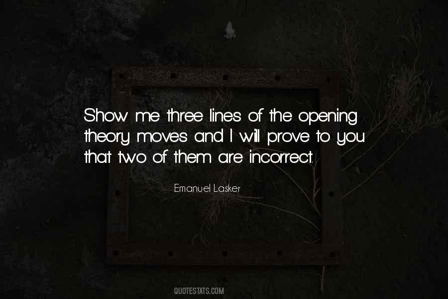 Emanuel Lasker Quotes #968955