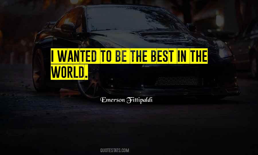 Emerson Fittipaldi Quotes #705385