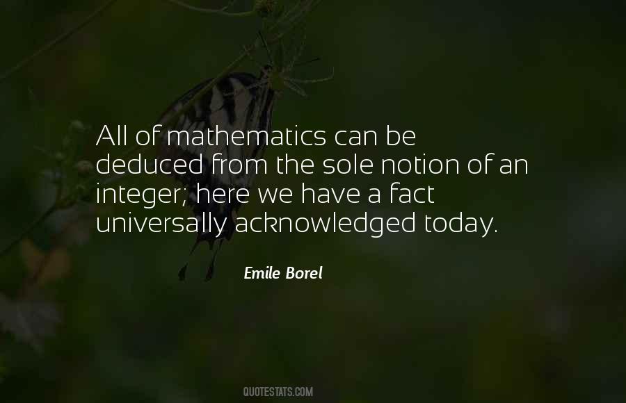 Emile Borel Quotes #816260