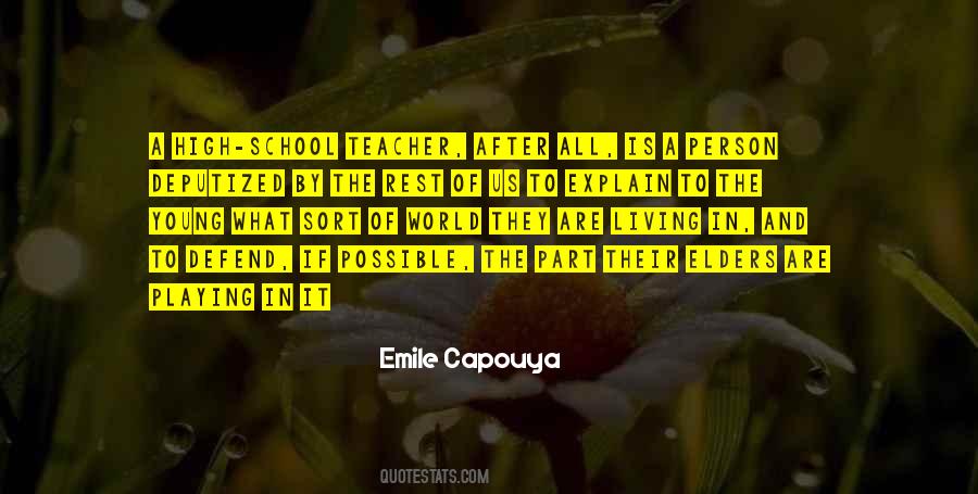 Emile Capouya Quotes #902137