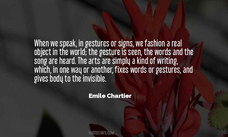 Emile Chartier Quotes #1262643