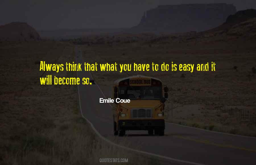 Emile Coue Quotes #97445
