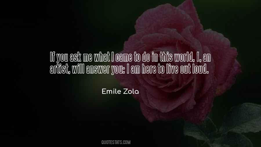 Emile Zola Quotes #1817934