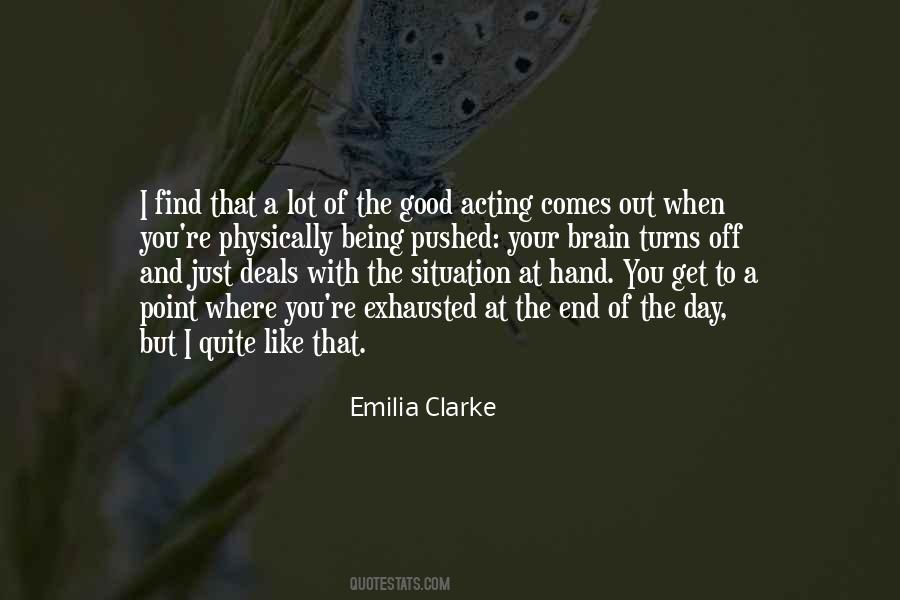 Emilia Clarke Quotes #699481