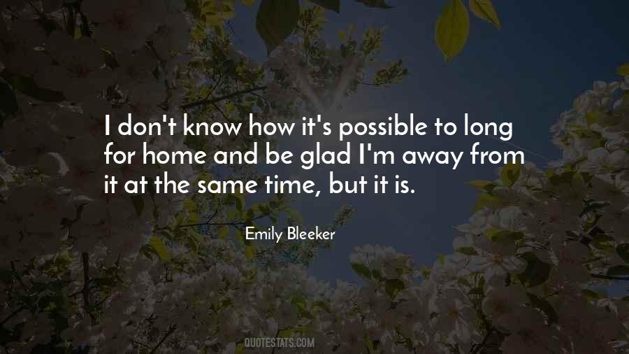 Emily Bleeker Quotes #850486