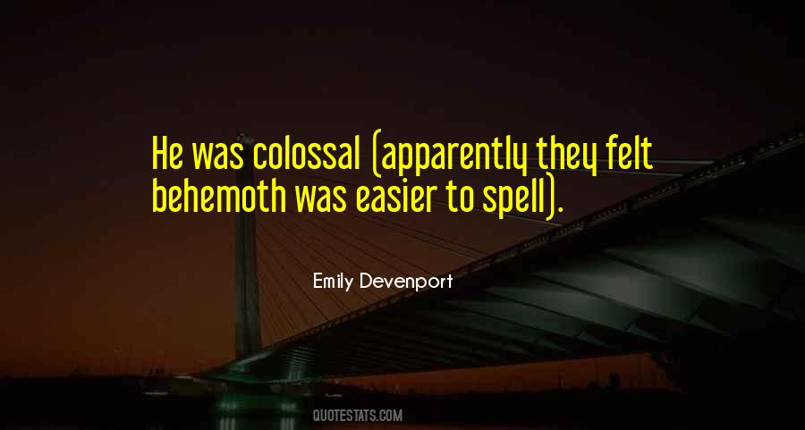 Emily Devenport Quotes #286449 Emily Devenport Quotes #286449