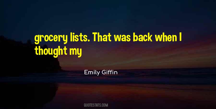 Emily Giffin Quotes #1691013