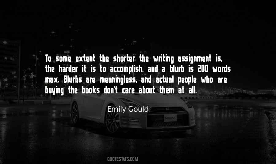 Emily Gould Quotes #549377