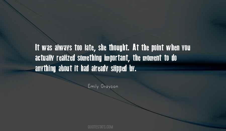 Emily Grayson Quotes #1770873