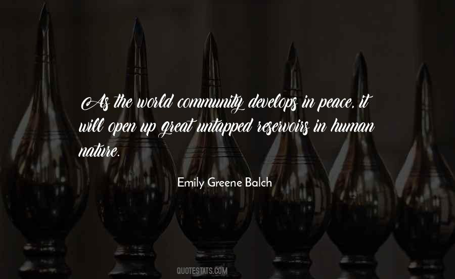 Emily Greene Balch Quotes #1258066