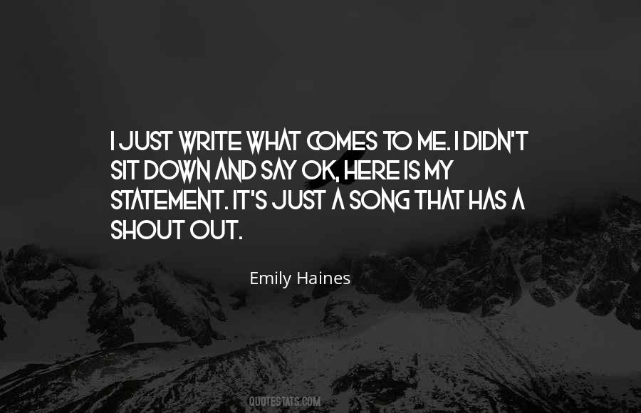 Emily Haines Quotes #1645610