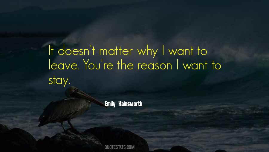 Emily Hainsworth Quotes Sayings
