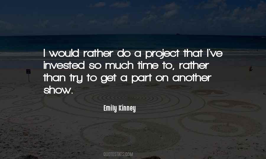 Emily Kinney Quotes #513597