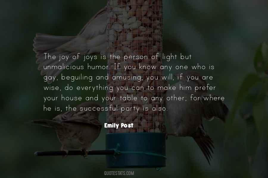 Emily Post Quotes #1119630