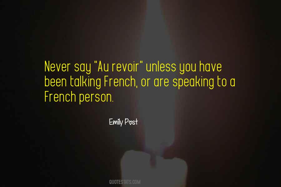 Emily Post Quotes #1138013