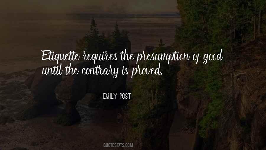 Emily Post Quotes #1324964