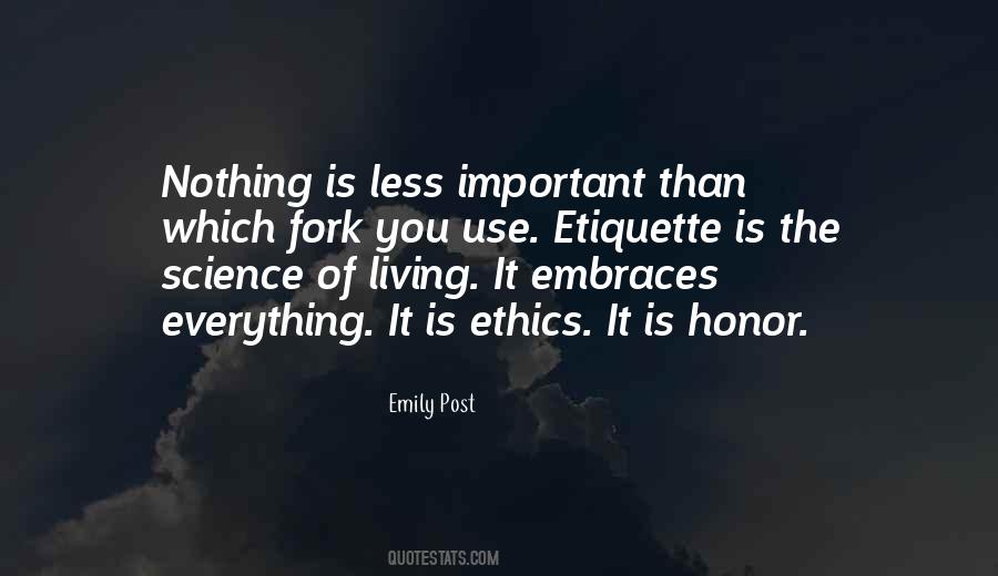 Emily Post Quotes #352708