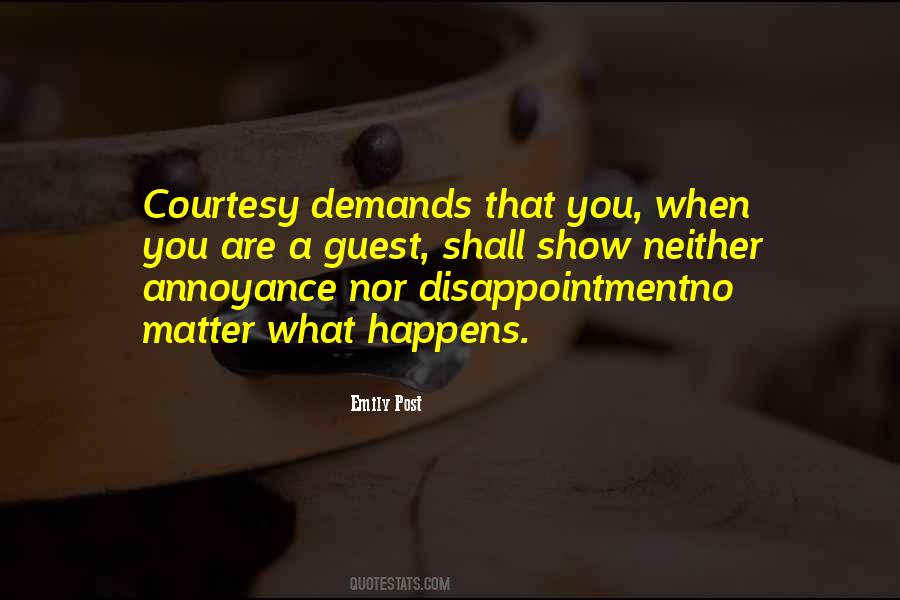Emily Post Quotes #478767