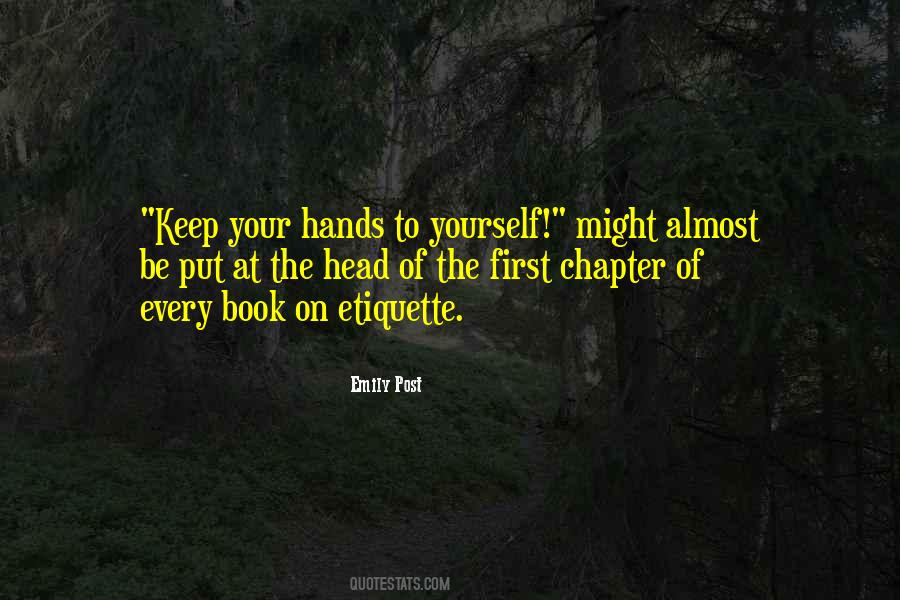 Emily Post Quotes #832145