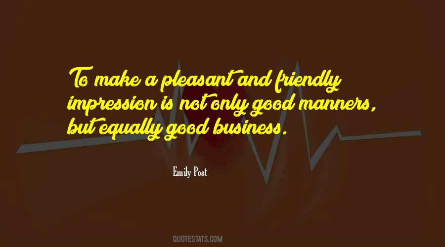 Emily Post Quotes #875515