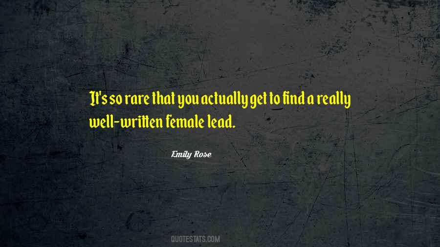Emily Rose Quotes #1087796