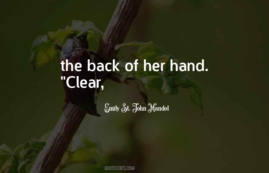 Emily St. John Mandel Quotes #1404240