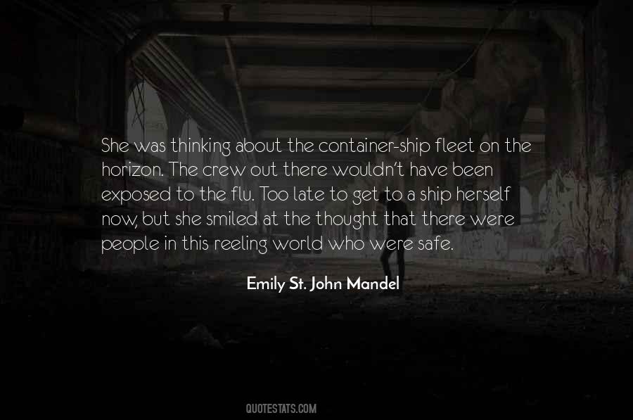 Emily St. John Mandel Quotes #1568450