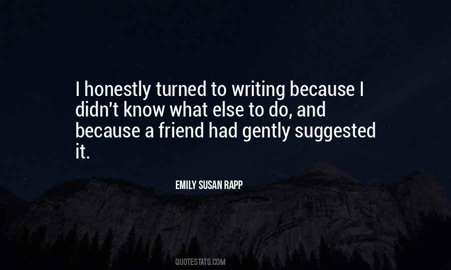 Emily Susan Rapp Quotes #170450