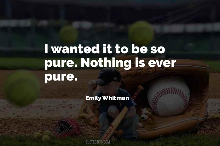 Emily Whitman Quotes #1054843