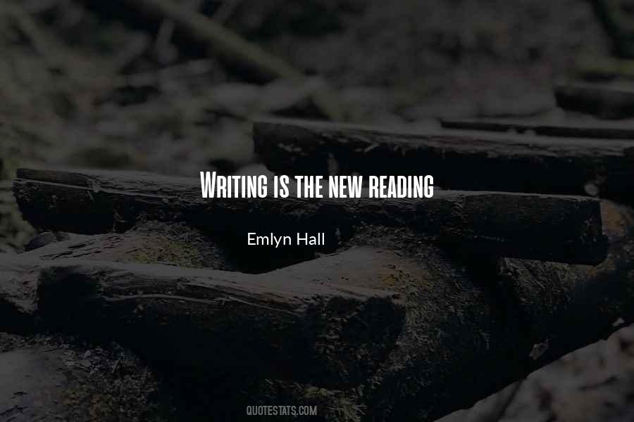 Emlyn Hall Quotes #1056838
