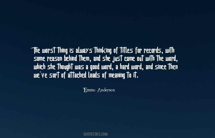 Emma Anderson Quotes #390814