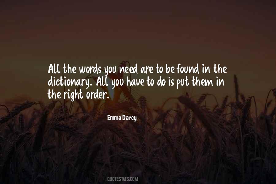 Emma Darcy Quotes #912758