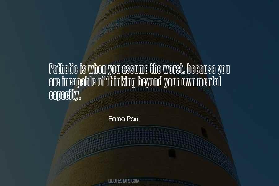 Emma Paul Quotes #644636