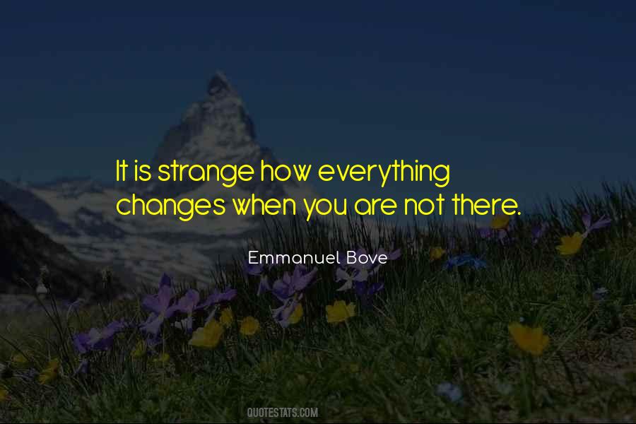 Emmanuel Bove Quotes #1181766