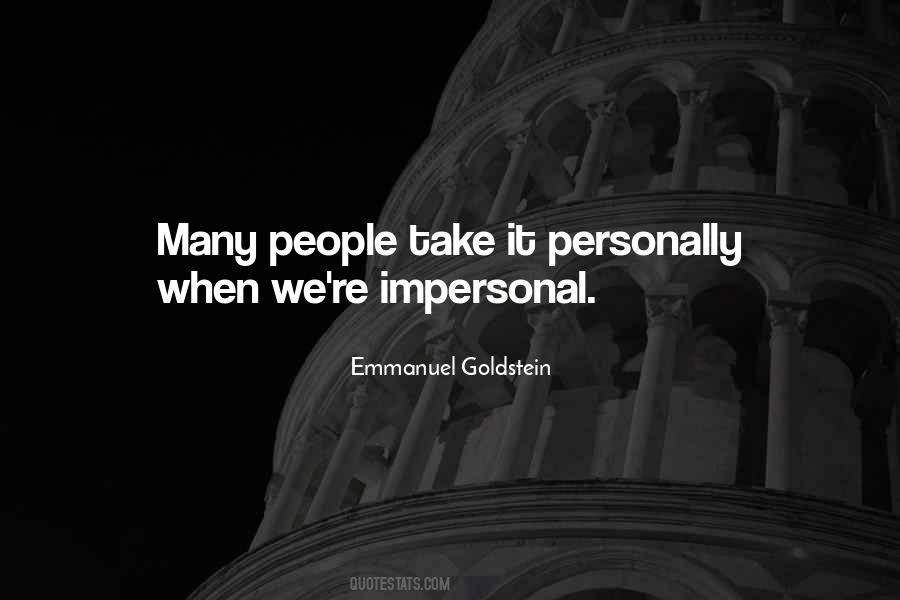 Emmanuel Goldstein Quotes #1171582