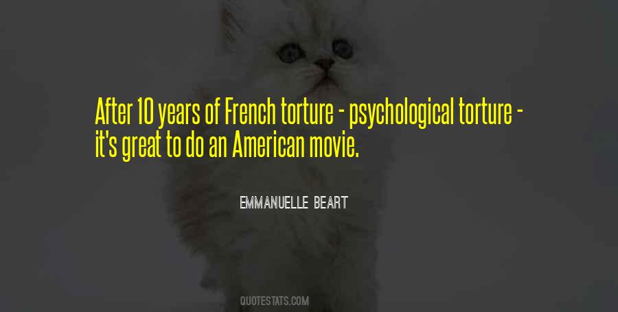 Emmanuelle Beart Quotes #1511273