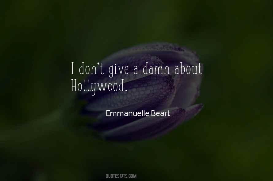 Emmanuelle Beart Quotes #378734