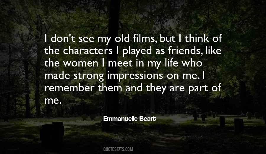 Emmanuelle Beart Quotes #564478