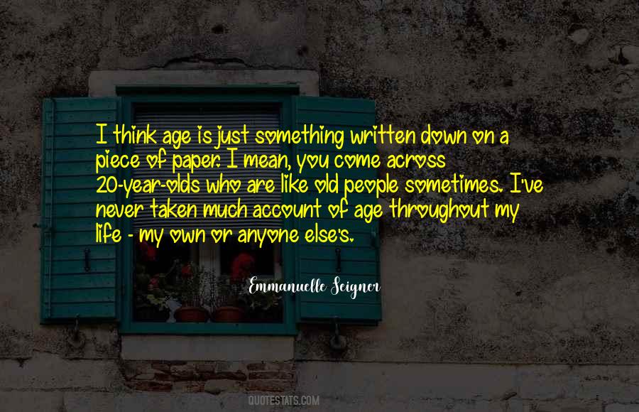 Emmanuelle Seigner Quotes #591356