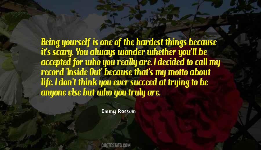 Emmy Rossum Quotes #1872505