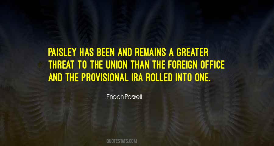 Enoch Powell Quotes #1149831