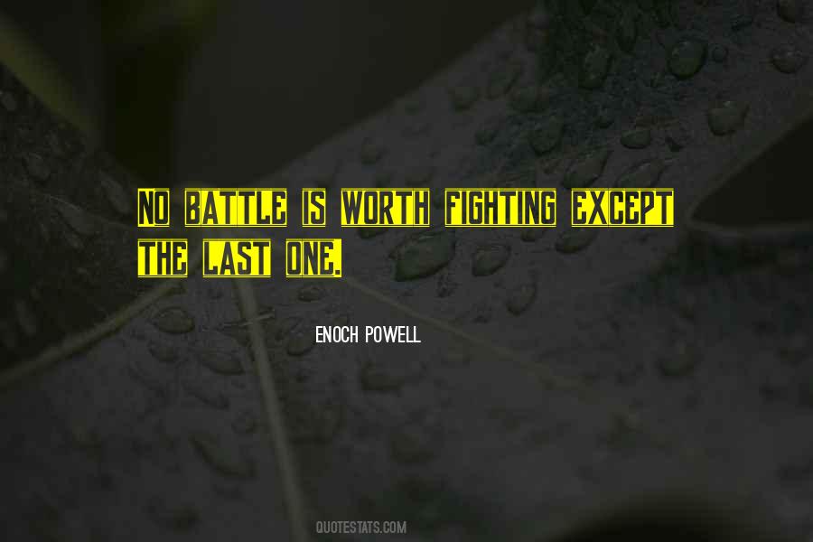 Enoch Powell Quotes #135407