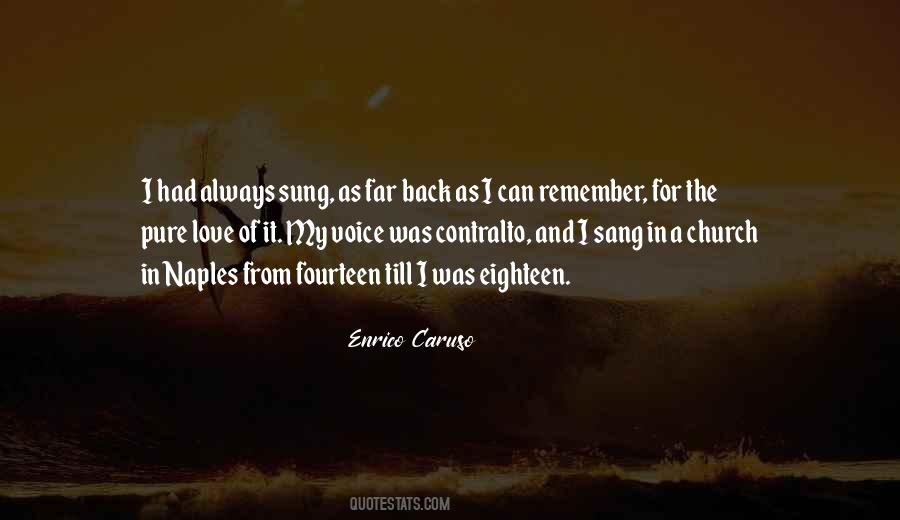 Enrico Caruso Quotes #1040270