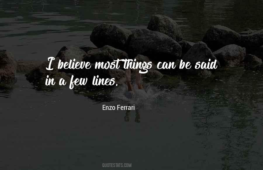 Enzo Ferrari Quotes #222950