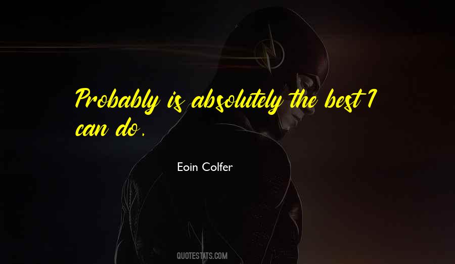 Eoin Colfer Quotes #1659840
