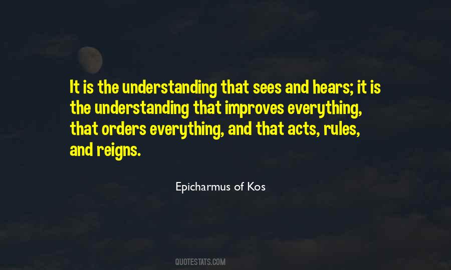 Epicharmus Of Kos Quotes #87232