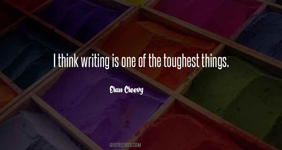 Eran Creevy Quotes #1372526 Eran Creevy Quotes #1372526